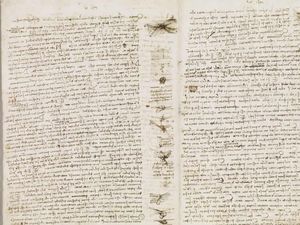 Berusia 5 Abad, Catatan Langka Leonardo da Vinci Dipajang di Inggris Berusia 5 Abad, Catatan Langka Leonardo da Vinci Dipajang di Inggris