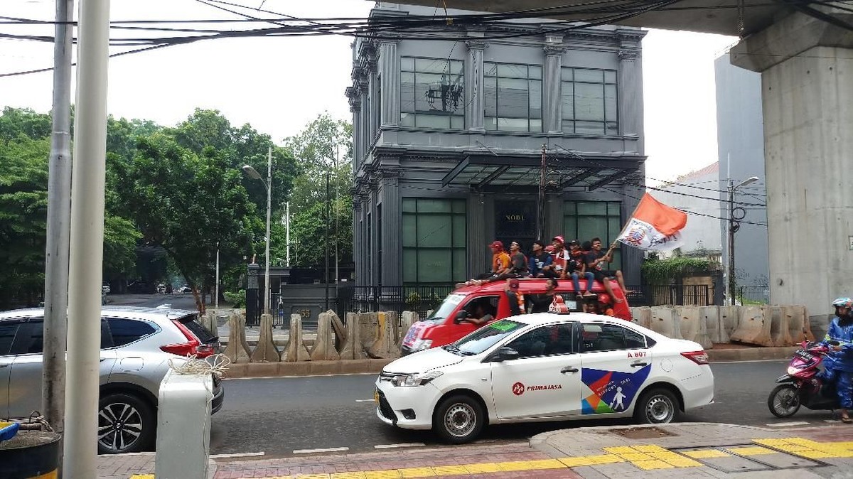 Pendukung Persija Jakarta, Jakmania. (Foto: Yanu Arifin/Detikcom)