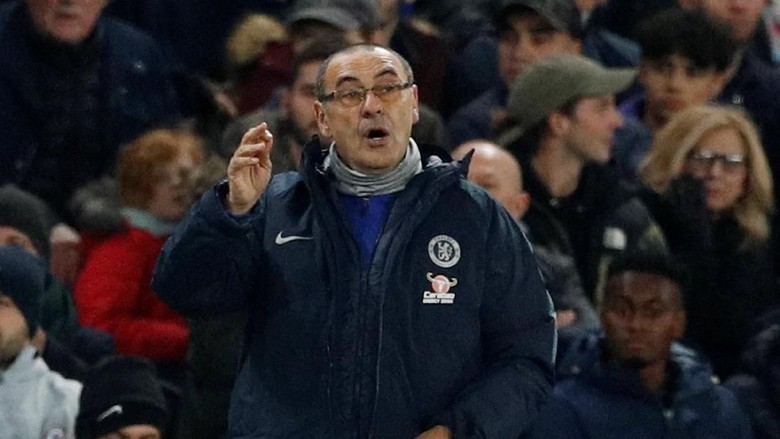 Sarri: Tekanan di Napoli Lebih Besar ketimbang Chelsea