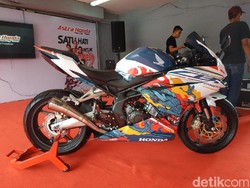 Honda CBR250RR Bermotif Naga Ikut Mejeng di Sentul