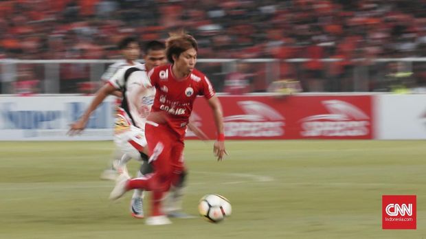 Asri Akbar menjadi pemain pengganti dalam laga Persija menghadapi Bogor FC.