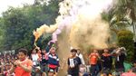 Thejakmania Nobar Persija Vs Mitra Kukar di Lapangan Kemenpora