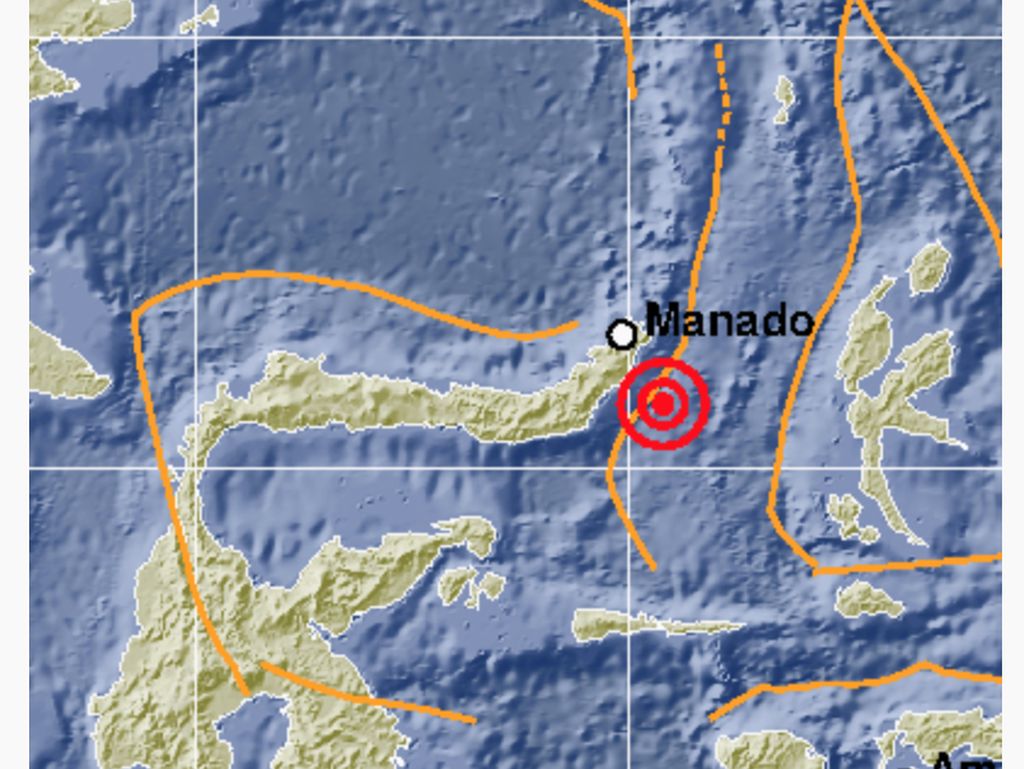 Gempa Magnitudo 5 Guncang Minahasa Tenggara Gempa Magnitudo 5 Guncang Minahasa Tenggara