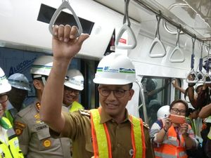 Anies Tinjau dan Launching Nama MRT Bundaran HI-Lebak Bulus