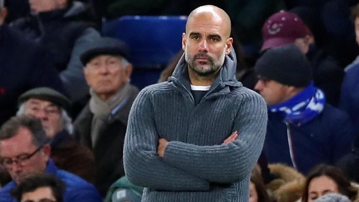 Pep Guardiola menyebut Ole Gunnar Solskjaer ingin memengaruhi wasit jelang derby Manchester. (Foto: Eddie Keogh/Reuters) Pep Guardiola menyebut Ole Gunnar Solskjaer ingin memengaruhi wasit jelang derby Manchester. (Foto: Eddie Keogh/Reuters)