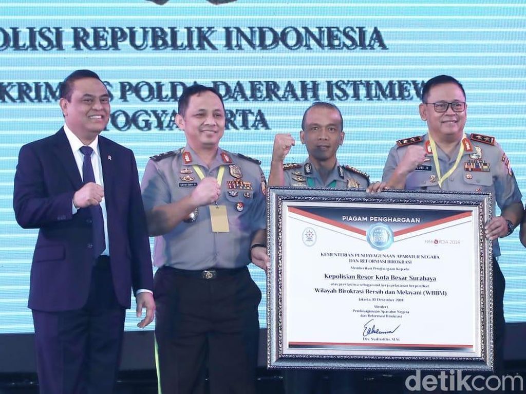 12 Polres Jajaran Polda Jatim Sabet WBK dan WBBM 12 Polres Jajaran Polda Jatim Sabet WBK dan WBBM