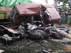 Truk Tabrak Sejumlah Kendaraan di Bumiayu Brebes, 3 Orang Tewas