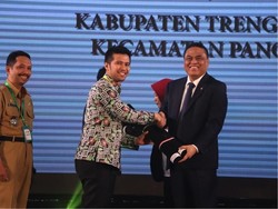 Kecamatan Panggul di Trenggalek, Raih Penghargaan WBK Dari KemenPAN-RB