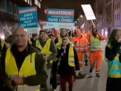 Polisi Jerman Bubarkan Paksa Aksi Protes Anti-lockdown di Frankfurt