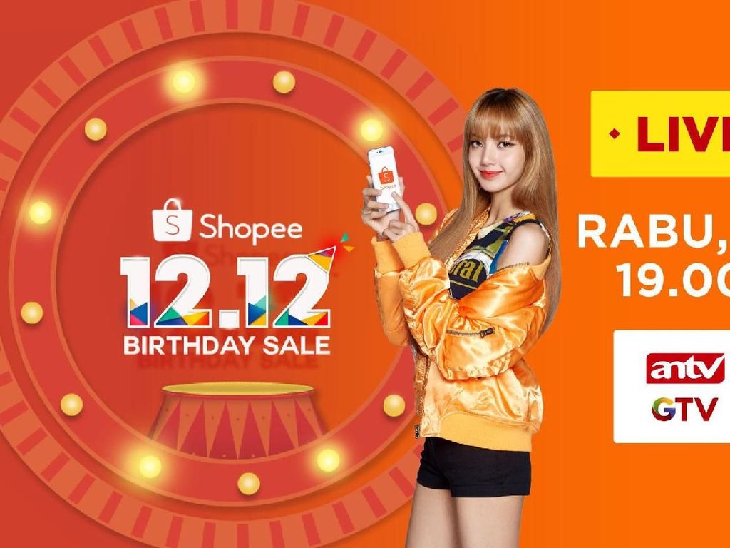 Segmen Spesial BLACKPINK Semarakkan Shopee 12.12 Birthday Sale