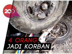 Tertangkap Kamera! Truk Nyelonong ke Parkiran RS di Brebes