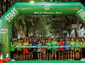 Intip Keseruan Milo Medan Run 2018