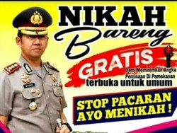 Foto Kapolres Nganjuk Dicatut untuk Poster Hoax Nikah Bareng