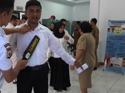 Tes CPNS Maluku, Peserta Diperiksa Metal Detector