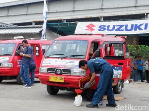 Suzuki Gratiskan Servis Angkot Jakarta