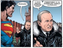 Ada Vladimir Putin di Komik Superman dan Batman