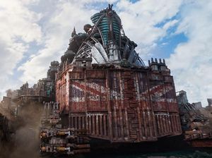 Mortal Engines: Bertahan Hidup di Atas Roda Berputar