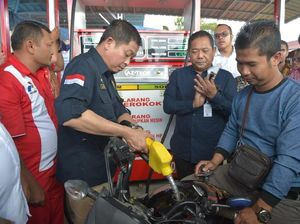 Lagi, Menteri Jonan Jamin BBM Satu Harga di Nias