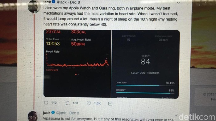 Denyut Jantung Bos Twitter Melambat Ketika Meditasi, Apa Artinya?