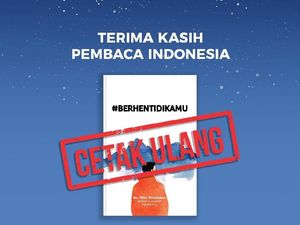 63 Jam Rilis, Novel #BerhentiDiKamu Cetak Ulang 63 Jam Rilis, Novel #BerhentiDiKamu Cetak Ulang