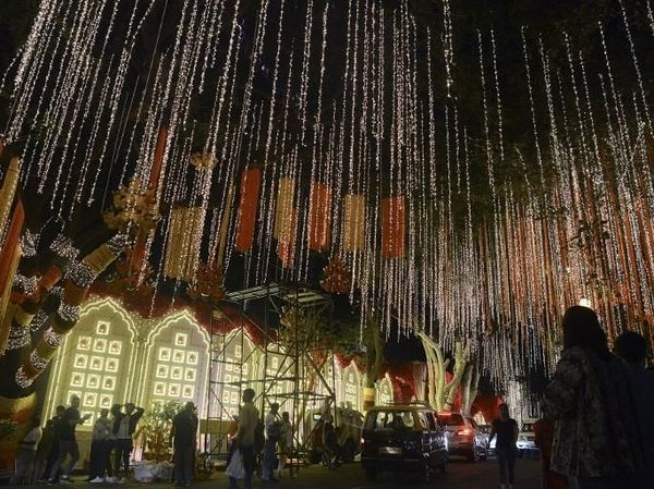 Foto: Dekorasi Meriah di Rumah Anak Orang Terkaya Se-Asia Jelang Pernikahan
