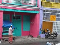 Video Cantiknya Wajah Kota Tua Surabaya Disulap Warna-warni