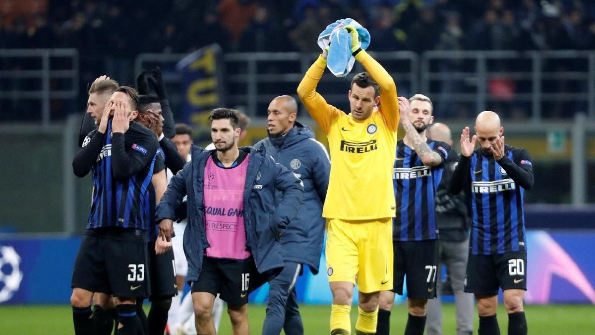 Inter Milan tersingkir dari Liga Champions. (Foto: Stefano Rellandini/Reuters)