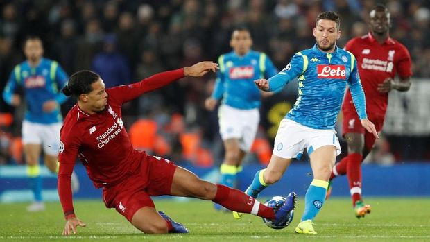 Musim lalu, Real Madrid kalah 0-3 dari Napoli di Anfield.