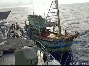 Dicurigai Tangkap Ikan Ilegal, Kapal Vietnam Ditangkap di Natuna
