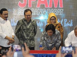 Menteri Basuki Resmikan SPAM di Semarang Barat