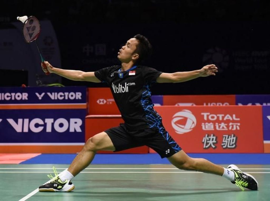 Anthony Dikalahkan Chou Tien Chen Lewat Duel Tiga Gim Anthony Dikalahkan Chou Tien Chen Lewat Duel Tiga Gim