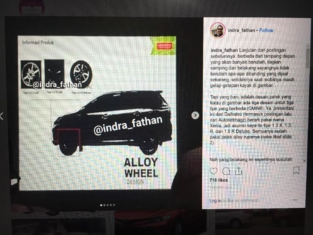 Beredar Foto Tampang Xenia Baru, Daihatsu: No Comment Beredar Foto Tampang Xenia Baru, Daihatsu: No Comment