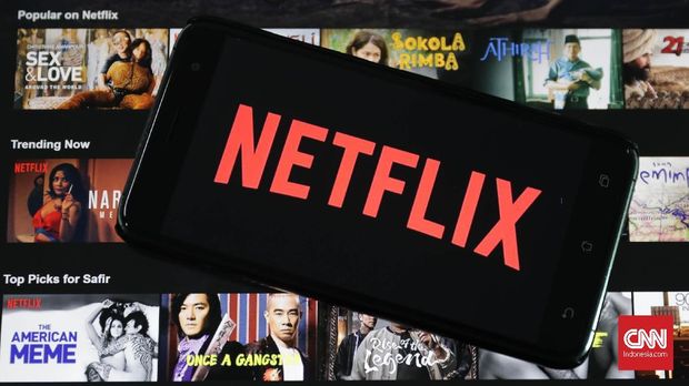 Ilustrasi Netflix. CNNIndonesia/Safir Makki