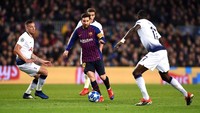 Spurs finis runner-up dengan keunggulan head to head produktivitas gol tandang dengan Inter, meski sama-sama mengumpulkan 8 poin di klasemen akhir grup. Alex Caparros/Getty Images.