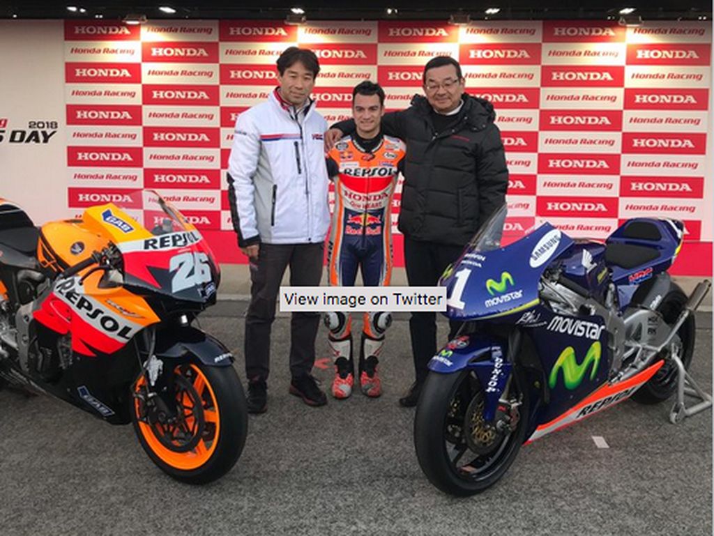 Honda Beri Kado Perpisahan Motor MotoGP buat Dani Pedrosa Honda Beri Kado Perpisahan Motor MotoGP buat Dani Pedrosa