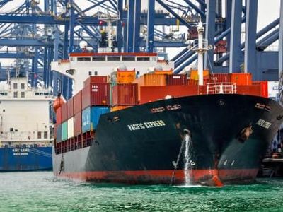 Foto: Wisata Pelabuhan Kontainer Terbesar Sedunia