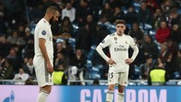 Ini menjadi kekalahan kandang terbesar pertama untuk Madrid di ajang Liga Champions. (Foto: Sergio Perez/Reuters)