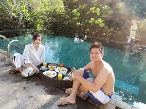 Suka Perawatan Mahal, Ini Gaya Barbie Kumalasari Kulineran di Bali