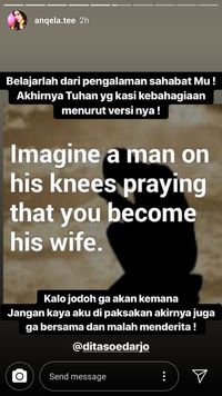 Angela Tee, sahabat Dita Soedarjo