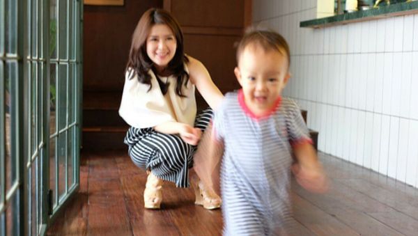 Intip Momen Seru Grace Natalie dengan Buah Hati