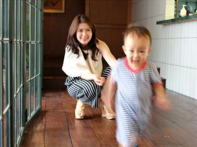 Intip Momen Seru Grace Natalie dengan Buah Hati