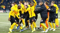 Young Boys meraih kemenangan pertamanya di fase grup dan itu didapat atas favorit juara Juventus. Young Boys pergi dengan kepala tegak meski cuma jadi juru kunci. (REUTERS/Arnd Wiegmann)