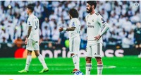 Madrid takluk 0-3 saat berhadapan dengan CSKA di Santiago Bernabeu, Kamis (13/12/2018). Catatan buruk Madrid ini langsung diunggah di lini mas. (Foto: Internet/Twitter)
