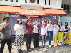 Soft Launching Pilpres Happy No Hoax, Timses Jokowi Goyang Dayung