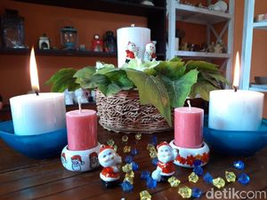 Jelang Natal, Pengrajin Lilin di Boyolali Kebanjiran Order