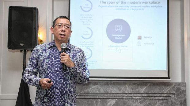 Wahjudi Purnama, Modern Workplace Business Group Lead Microsoft Indonesia.