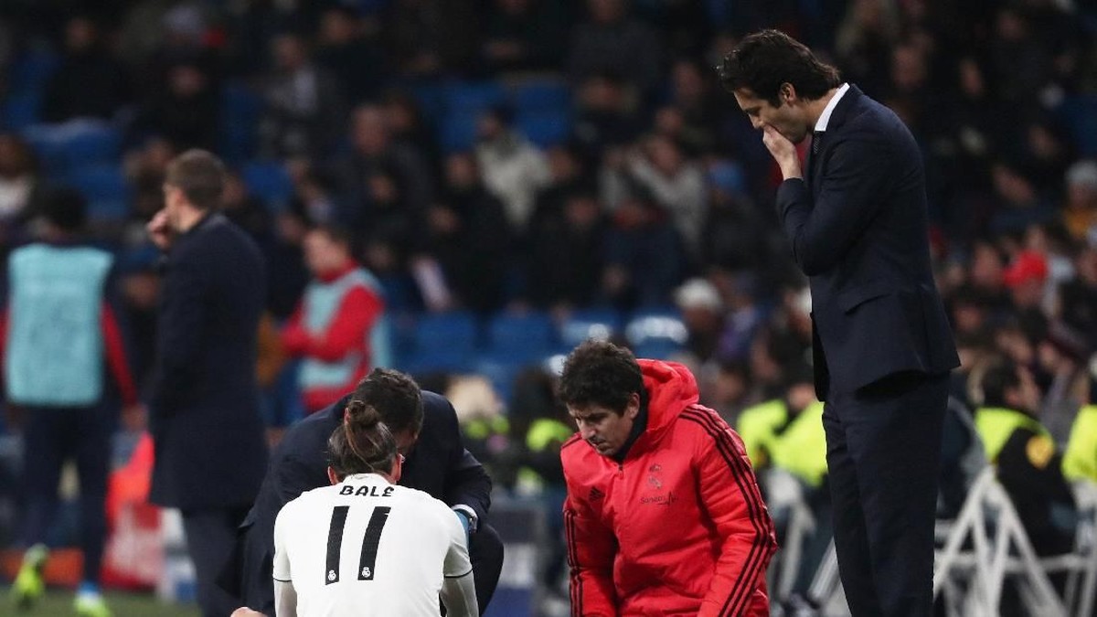 Santiago Solari dan Gareth Bale diprediksi akan ditendang musim panas nanti (Sergio Perez/Reuters)