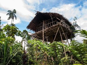 Demi Hindari Iblis, Suku Ini Masih Tinggal di Rumah Pohon Demi Hindari Iblis, Suku Ini Masih Tinggal di Rumah Pohon