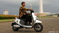 Motor Listrik Siap Dinas di Monas