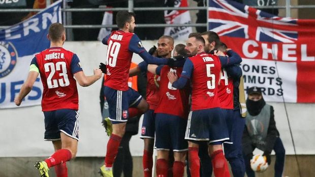 Diimbang Vidi, Chelsea Gagal Jaga Rekor 100 Persen di Grup